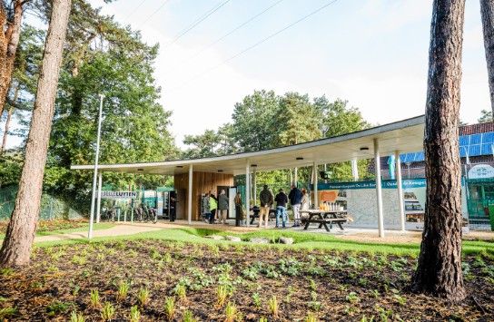 fietsservicepunt aan de lilse bergen (vergroot foto)